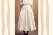 Painted Beige Stripes, a Pattern Graphic by MalyskaStudio (Thumbnail 3 of 8)