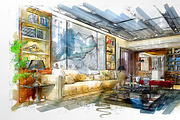 Marker Sketch Photoshop Action, an Action Add-On by GorynArt (Thumbnail 16 of 20)