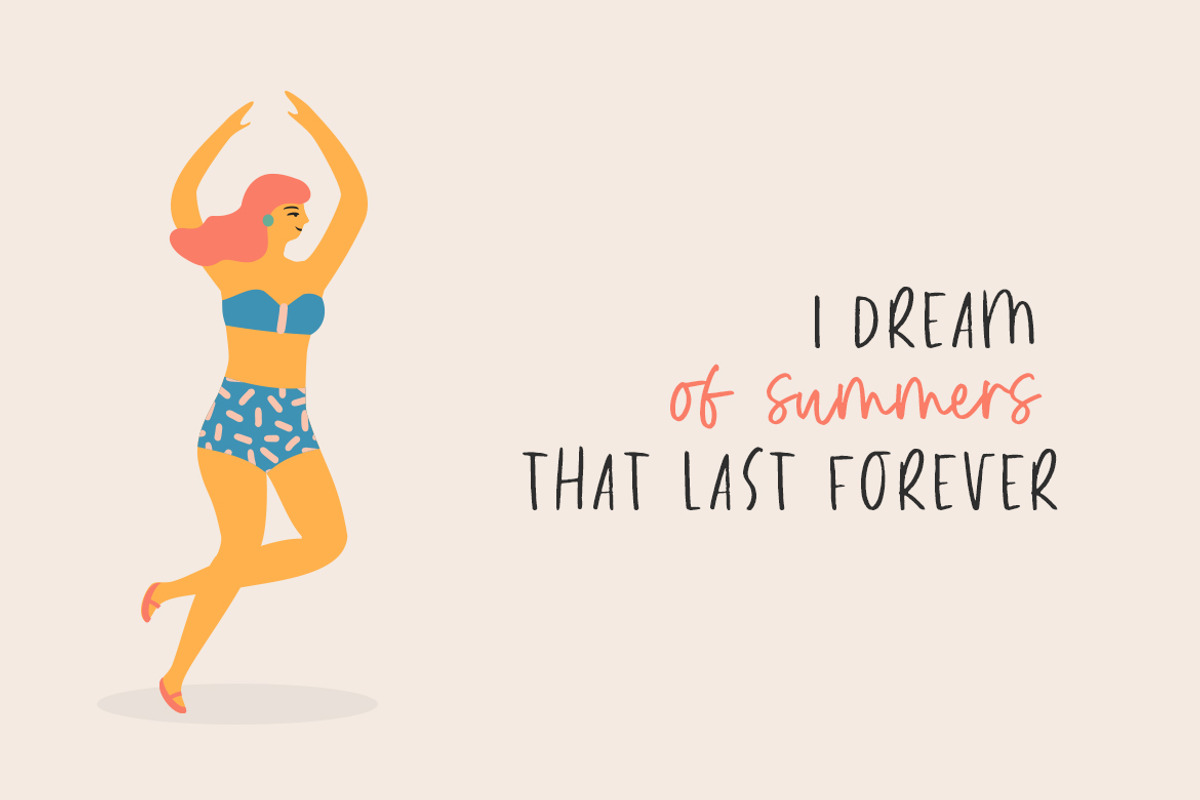 Wandering Flowers Font Duo preview 2