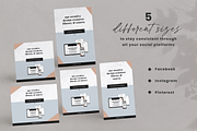 Course Marketing Bundle for Coaches, a Social Media Template by Studio Soluna (Thumbnail 4 of 9)