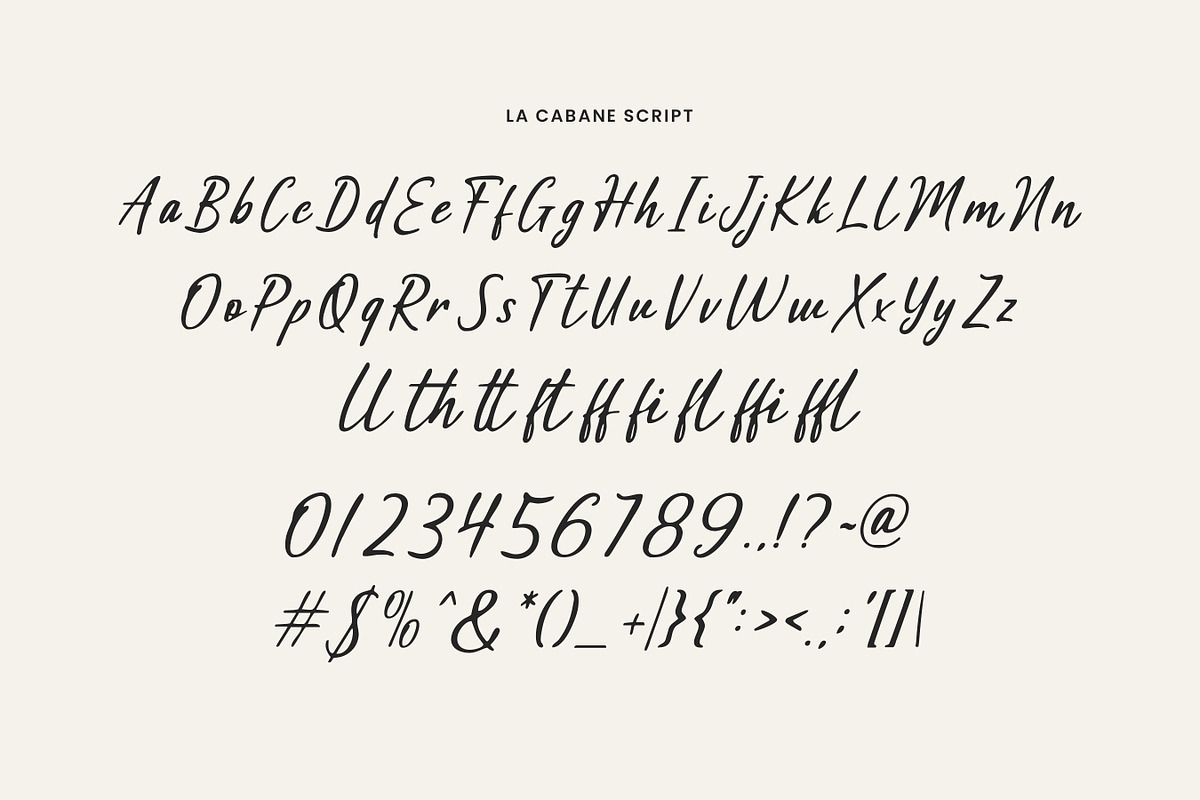 The La Cabane Vintage Duo Font, a Handwritten Font by Typoraith Co (Photo 10 of 10)