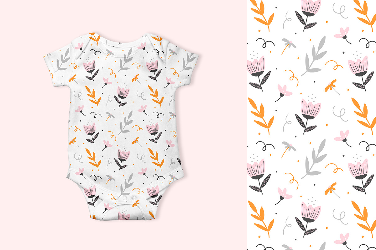 Floral seamless pattern, a Pattern Graphic by hanifa_design (Photo 5 of 9)