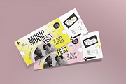 Anti Design Music Fest Ticket, a Card Template by graphicook (Thumbnail 2 of 3)
