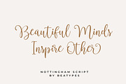 Nottingham Script, a Script Font by Beautypes (Thumbnail 5 of 8)