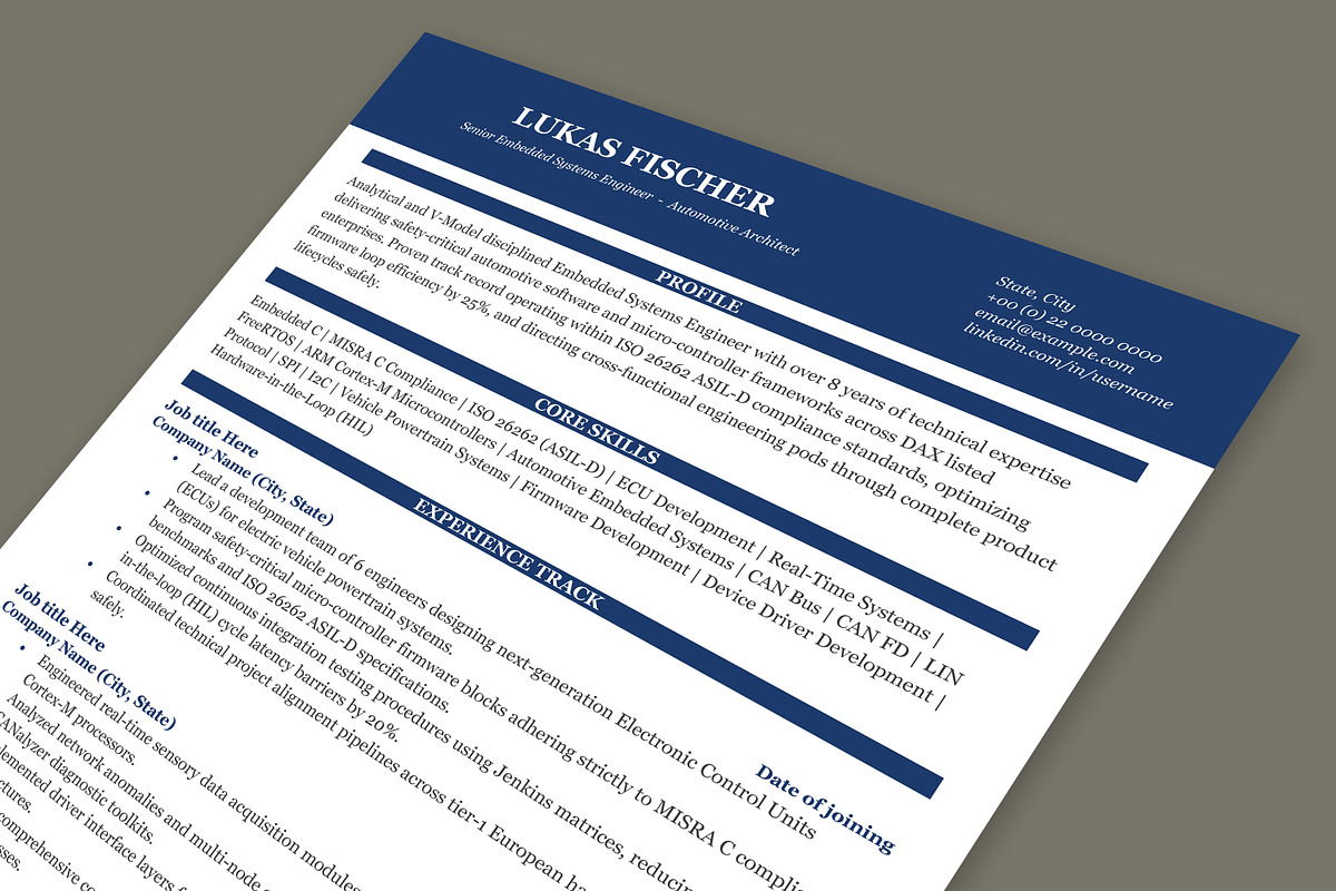 ATS CV / Resume Template, a Resume Template by Anjum Ilyas (Photo 6 of 7)