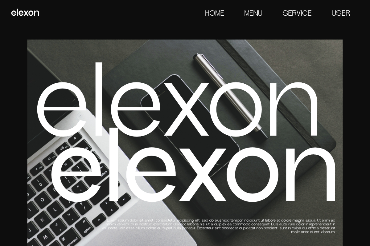 Quantro Sans – Modern Geometric Type, a Sans Serif Font by Muksal Creative (Photo 7 of 10)
