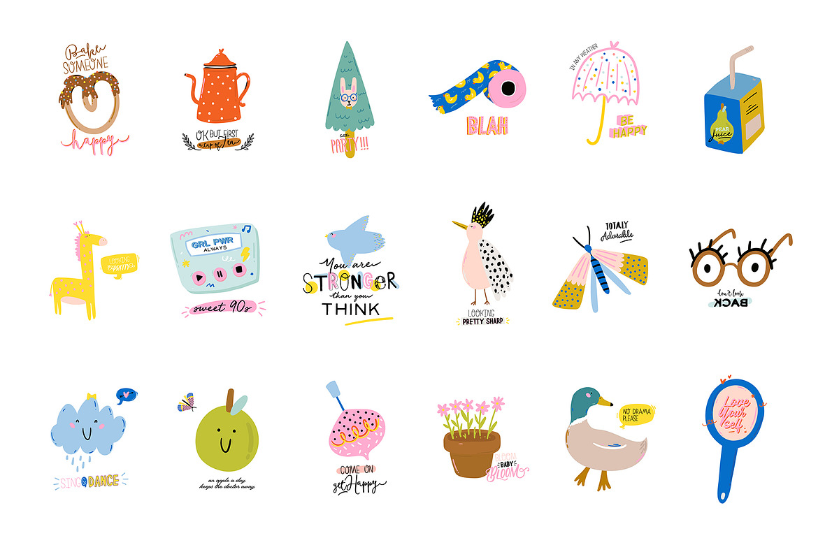 Girl Power Clipart & Quotes BUNDLE, a Graphic by Ruslana Lubenets (Photo 28 of 53)