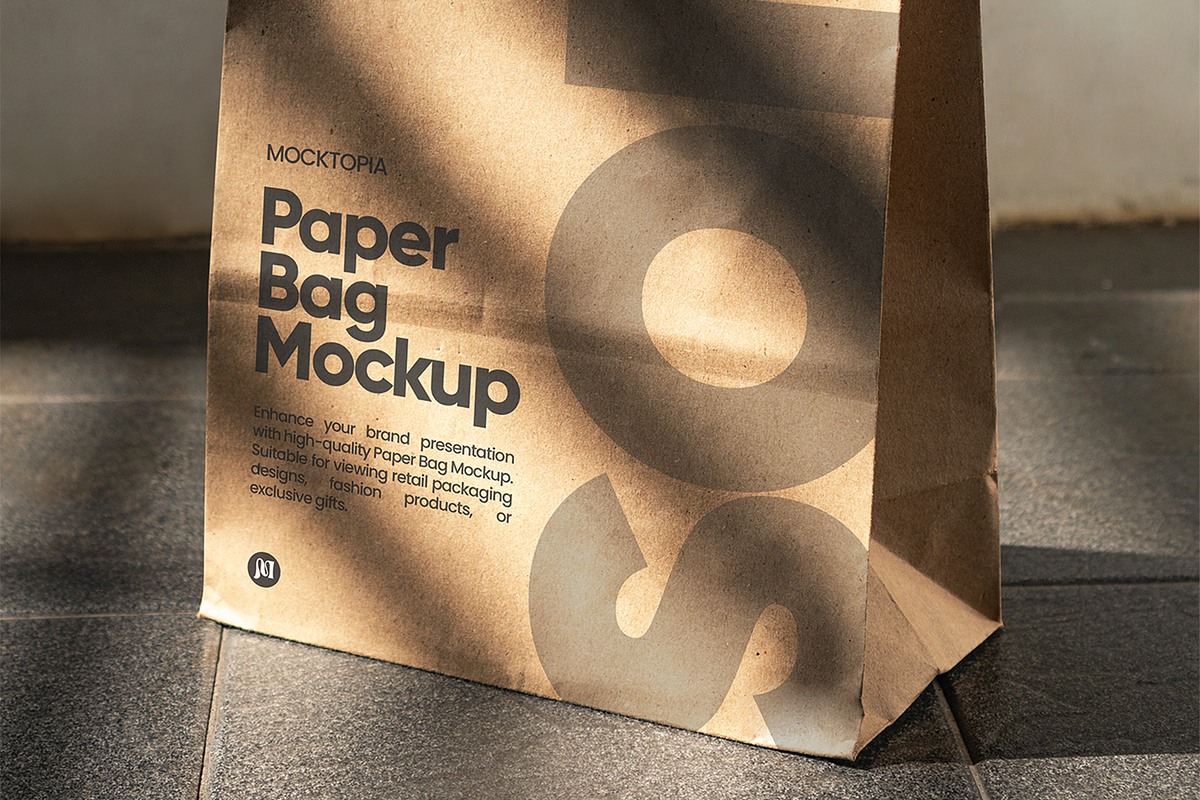 Sora Paper Bag Mockup Set, a Packaging Mockup by Mocktopia (Photo 2 of 8)