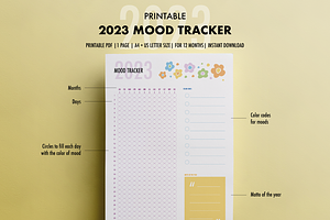 Yearly Mood Tracker 2023