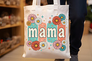 Boho Floral Mama Mother's Day PNG, an Illustration by Sublimation Artist (Thumbnail 7 of 9)
