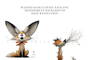 40 Quirky Fox Clipart Set, an Animal Illustration by Pati Charm Studio (Thumbnail 4 of 8)