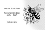 Honeycomb Bee SVG Bundle for Laser, an Object Graphic by Dervik Art Store (Thumbnail 3 of 7)