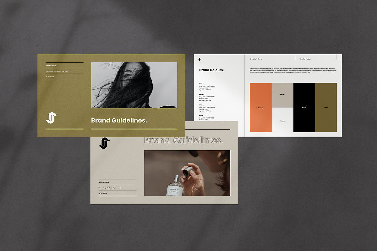 Josefin | Brand Guidelines Template, a Presentation Template by Occy Design (Photo 1 of 10)