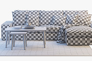 Chaise longue sofa 3d model, a Furniture 3D Model by 3dmitruk (Thumbnail 9 of 11)