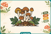 Mushroom Botanical Clipart Bundle, an Object Graphic by Actual Pixel (Thumbnail 11 of 21)