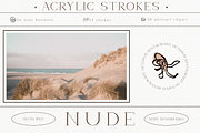Nude. Acrylic Strokes, an Object Graphic by nadispasibenko (Thumbnail 2 of 7)