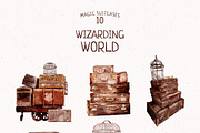 Wizarding World Watercolor set, a Decorative Illustration by Yakovleva Margarita (Thumbnail 9 of 20)