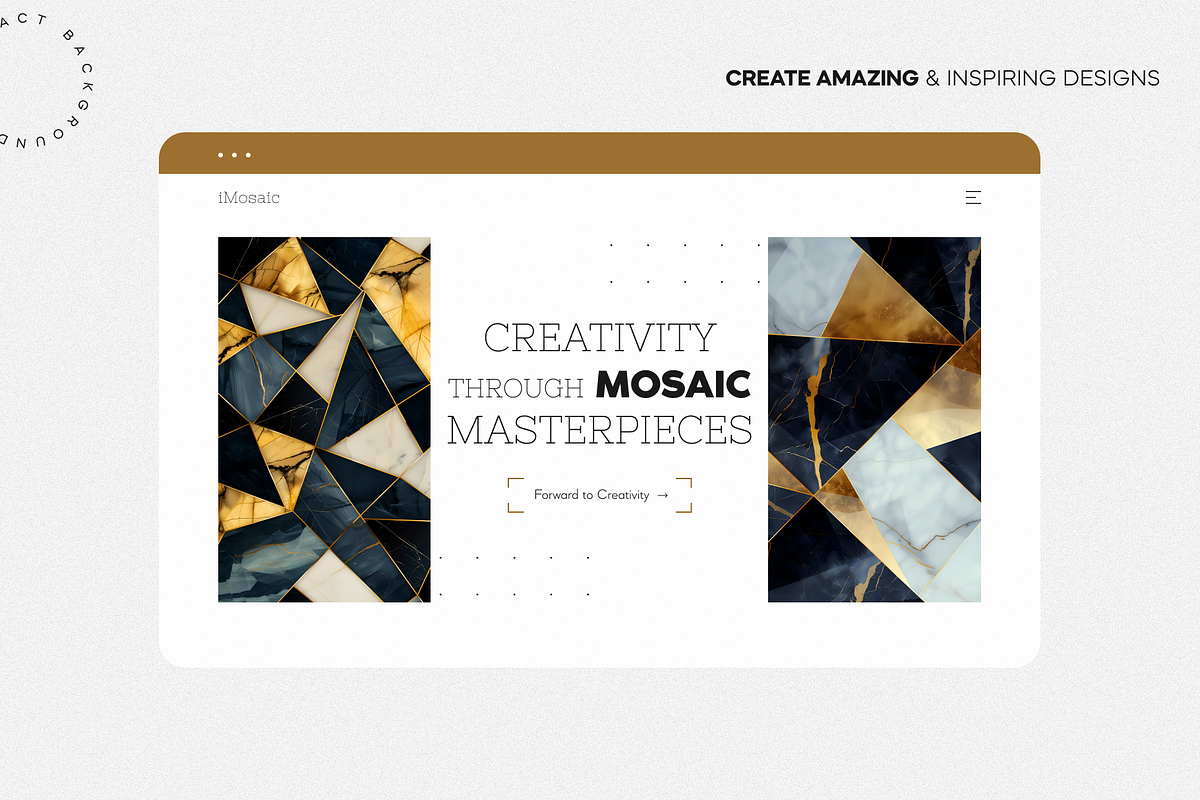 Marble Cubist Geometric Mosaic, a Texture Graphic by Lumeno (Photo 3 of 4)