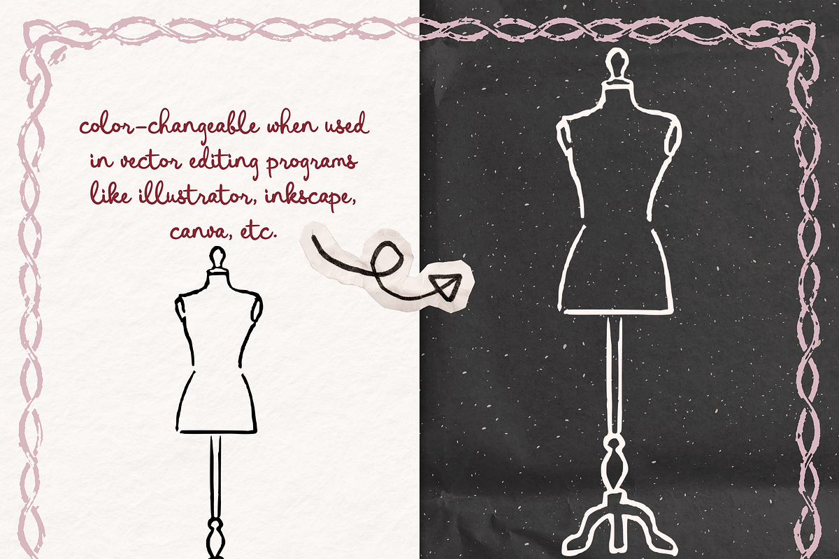 Boutique Clipart, Fashion Doodles, an Object Illustration by The October Creative (Photo 2 of 6)