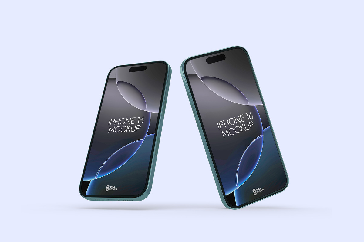 Iphone 16 Mockups, an iPhone Mockup by areadesain (Photo 5 of 5)