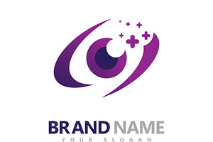 Eye with Health logo Template vector, a Branding & Logo Template by T.Vooka