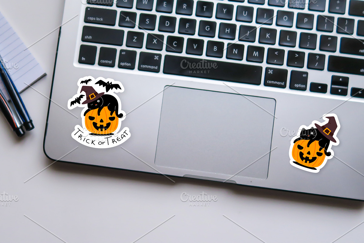 Halloween Stickers Bundle, a Decorative Illustration by DeShoff Art (Photo 3 of 3)