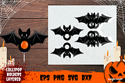 Halloween Lollipop Holders, an Illustration by svgocean (Thumbnail 6 of 10)