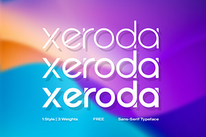 Xeroda - Sans Serif Typeface