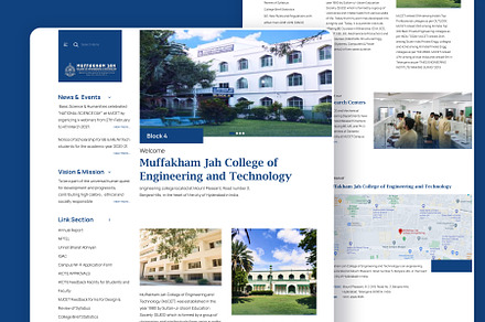 College Landing Page