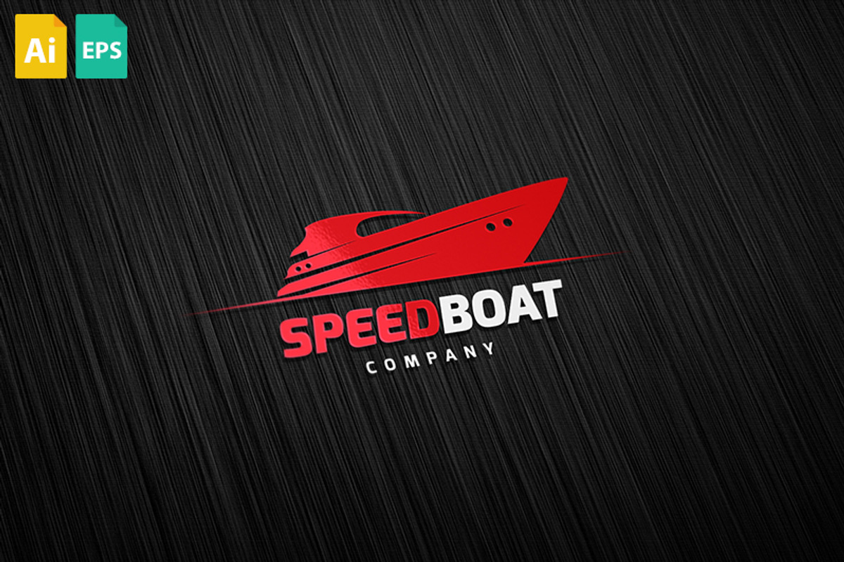 Speed Boat Logo, a Branding & Logo Template by Schneider Design Store (Photo 1 of 2)