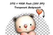 Whimsical Doodle Valentine Animals, an Illustration by one-touch (Thumbnail 15 of 19)