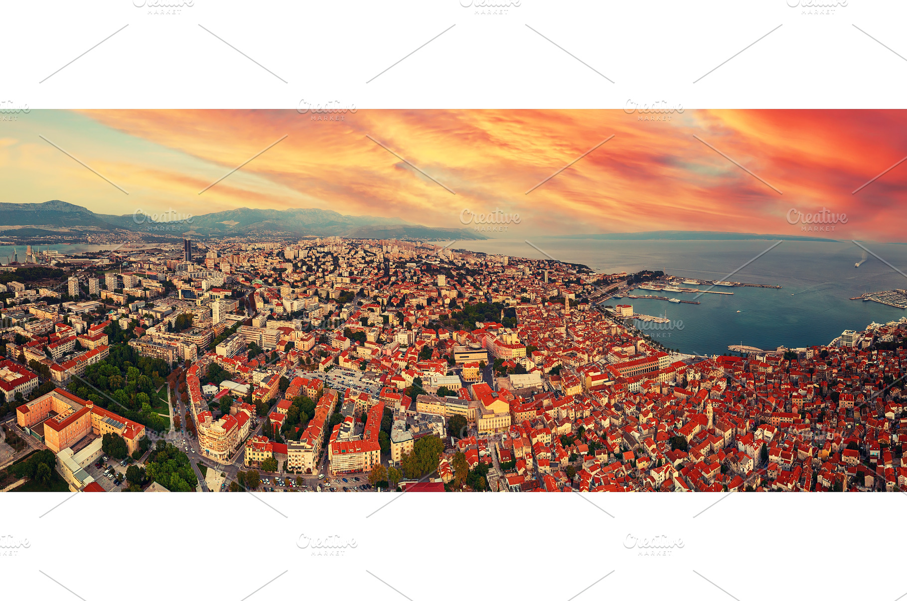 View to Split, Croatia, an Architecture Photo by Nature and travel