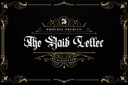 The Raid Letter - Blackletter, a Blackletter Font by Meizzaluna Design (Thumbnail 1 of 10)
