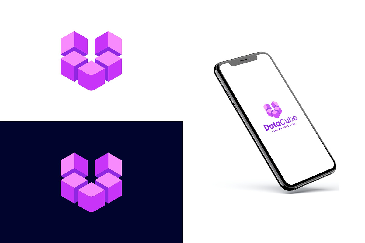 Flat Modern Cube Logo Design, a Branding & Logo Template by Artnivora.Std (Photo 3 of 4)