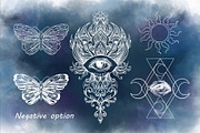 Esoteric set of lineart illustration, an Illustration by Astarta (Thumbnail 6 of 11)