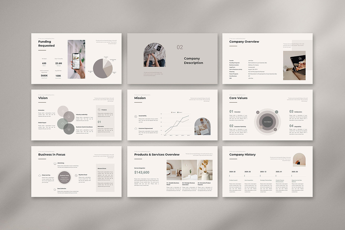 Canva Business Plan Presentation, a Presentation Template by CreativityForest (Photo 4 of 12)