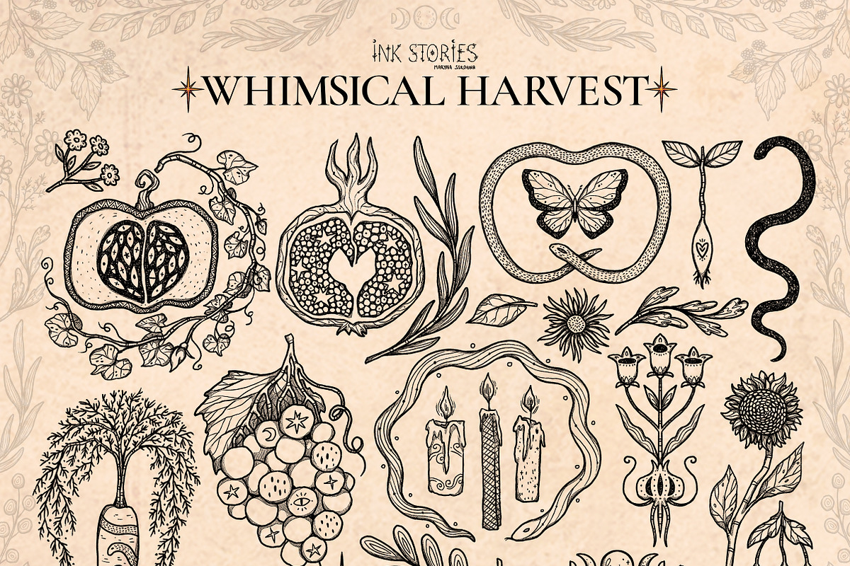 Whimsical Harvest | Lammas and Mabon, a Seasonal Illustration by Ink Stories (Photo 3 of 14)