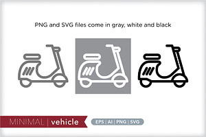 Minimal Vehicle Icons