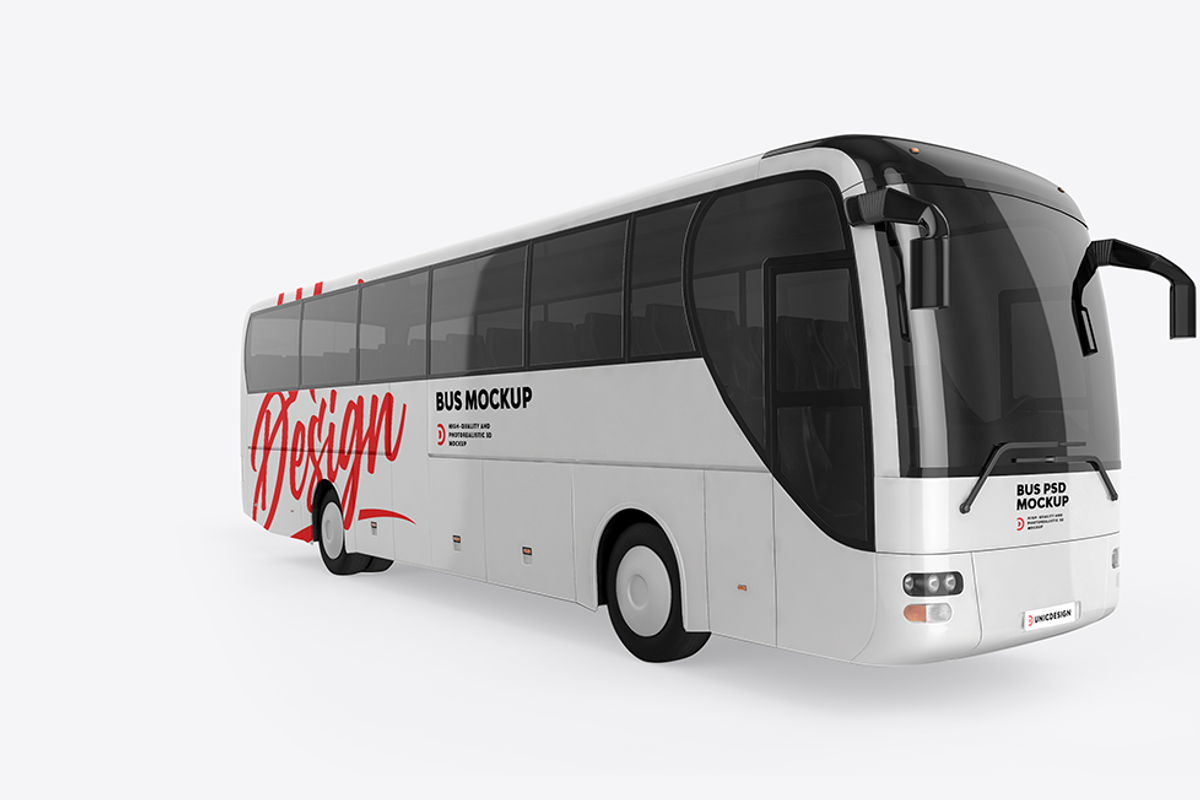Bus Mockup, a Product Mockup by UnicDesign (Photo 9 of 9)