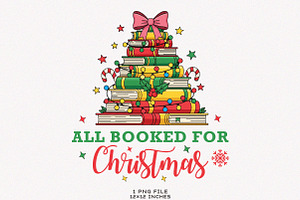 Christmas All Booked for Christmas, an Illustration by SinaCreation