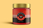 Pickle Sauce Honey Glass Jar Mockup, a Cups & Container Mockup by Digitalphaser (Thumbnail 6 of 8)