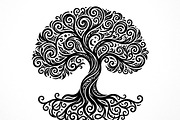 Elegant dream tree silhouette design, a Healthcare Illustration by Amazin_art (Thumbnail 39 of 43)