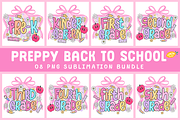 Preppy Back to School Sublimation, a Seasonal Illustration by LemonDesign (Thumbnail 1 of 9)
