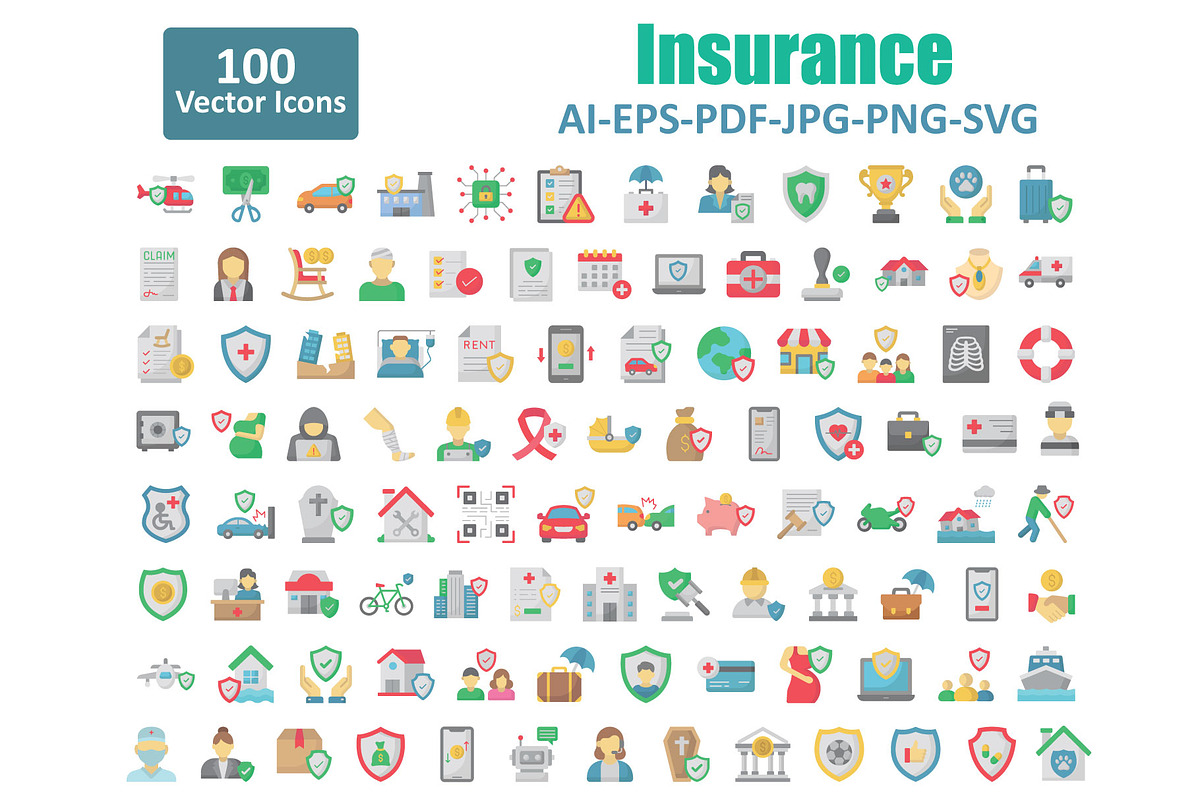 50+ Insurance Vector Icons, an Icon by Vector Portal (Photo 1 of 5)