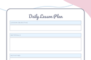 Teacher's Planner and Journal 2024, a Stationery Template by GloriousMotive (Thumbnail 7 of 7)