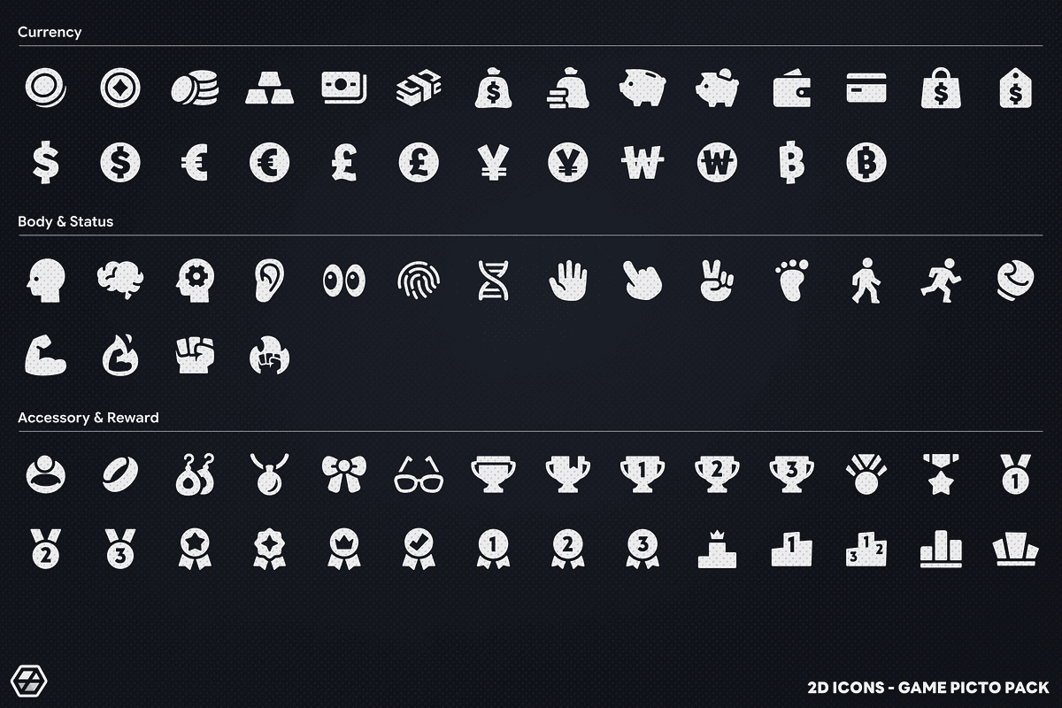 2D Icons - Game Picto Pack, a Solid Icon by LAYERLAB (Photo 8 of 12)