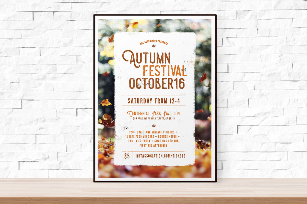 Fall Festival Flyer Template, a Flyer Template by The Flyer Press (Photo 1 of 3)