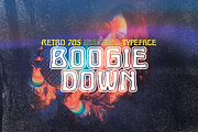Boogie Down 70s Font, a Font by Horlleys (Thumbnail 1 of 10)