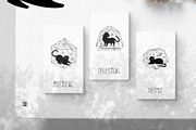 Magic Black Cats vector bundle, an Illustration by Brandianna (Thumbnail 2 of 10)