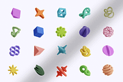 100 Fluffy 3D Elements, an Object Graphic by Tridimensi Pro (Thumbnail 7 of 18)